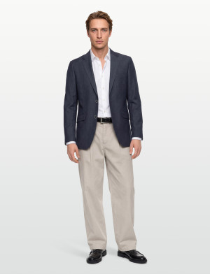 Lindbergh Black Superflex Blazer - Combi - Navy - 52 Navy 52