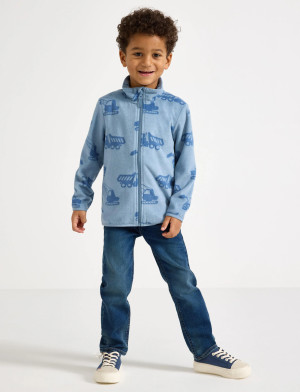 Lindex Jacket In Microfleece - Blue - 122