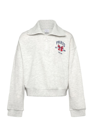 Lindex Sweatshirt With Collar   128 Grey 128