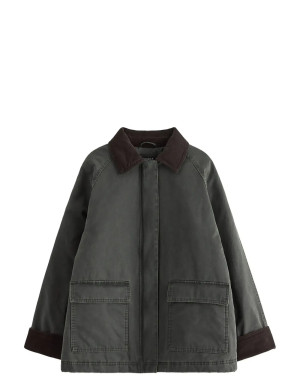 Lindex Vattert Jakke   XL Grey XL