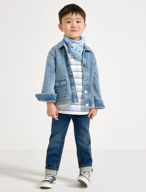 Lindex Jacket Denim Workwear - Blue - 134 Blue 134