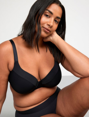 Lindex Dahlia T-Shirt Bra - Black - 90 E