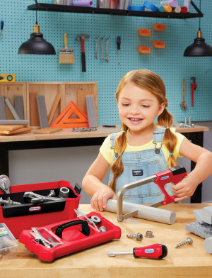 Little Tikes Lt Creative Construction Tool Box Set - Red - ONE SIZE Red ONE SIZE