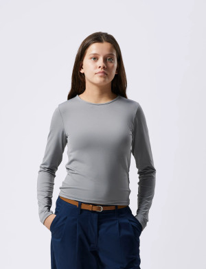 LMTD Nlfdinci Ls Short S Top Noos - Grey - 122-128 Grey 122-128