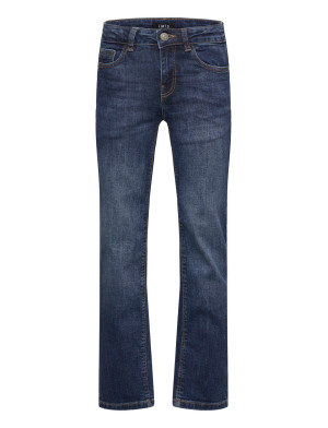 LMTD Nlfbli Dnm Lw S Straight Pant Noos - Navy - 164