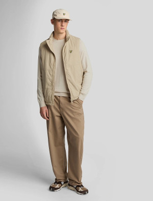 Scott Cotton Merino Crew Neck Jumper - Cream - M