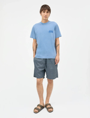 Mads Nørgaard Cotton Jersey Frode Mnc Tee - Blue - L