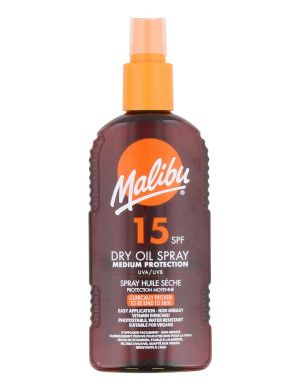 Malibu 200Ml Spf 15 Dry Oil Spray - Nude - 200 ML