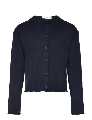 Mango Long Sleeves Knit Cardigan   11-12 Black 11-12