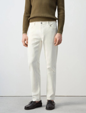 Mango Slim Fit Ultra Soft Touch Patrick Jeans - White - 46 White 46