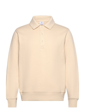 Mango Brushed Regular-Fit Polo Sweatshirt   S Yellow S