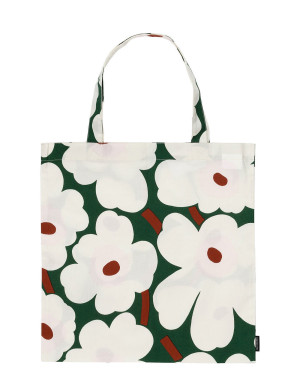 Marimekko P. Unikko Bag 44X43 Cm   44X43CM Green 44X43CM