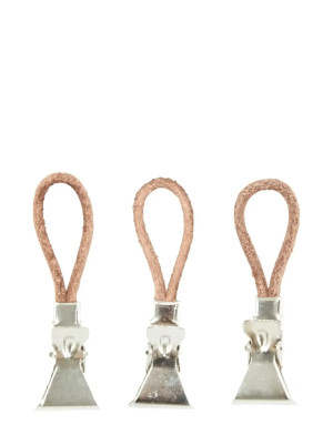 meraki Towel Clip, Mkleather   ONE SIZE Silver ONE SIZE