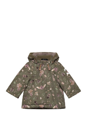 mikk-line Polyester Baby Jacket - Aop - Khaki green - 86 Khaki green 86