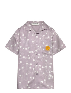 Mini Rodini Starfall Aop Woven Shirt - Purple - 80/86