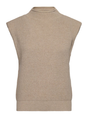 Minus Msnaomi Knit Vest - Beige - L Beige L