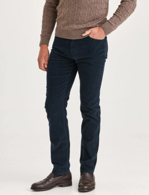Morris Jeffrey Brushed Chino - Navy - 29 x 32