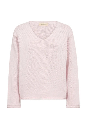 MOS MOSH Mmbine Ls V-Neck Knit   S Pink S