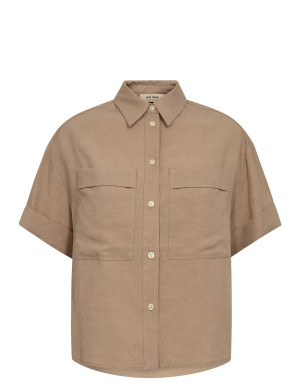 MOS MOSH Mmhavannah Alexis Shirt - Brown - S