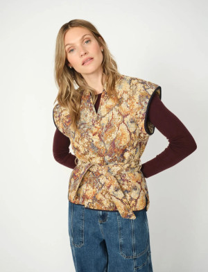MOS MOSH Mmoz Wired Vest - Brown - S