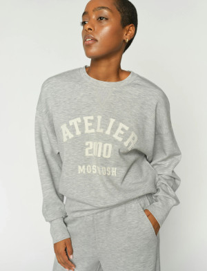 MOS MOSH Mmnima O-Ls  Sweatshirt - Grey - S