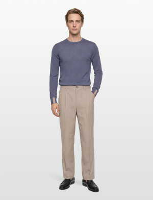 Mos Mosh Gallery Mmgadam Soft Knit - Blue - XL