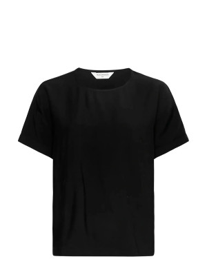 MSCH Copenhagen Mschbasina Amabella Ss Top   L/XL Black L/XL