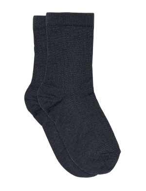 mp Denmark Wool Rib Socks - Navy - 37/39