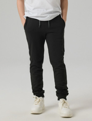 name it Nkmsweat Pant Bru Noos - Black - 98
