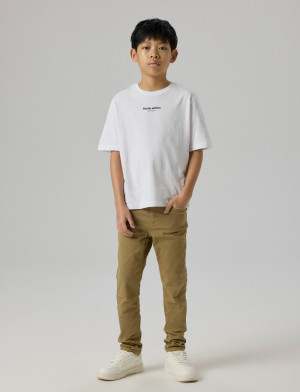 name it Nkmtheo Xslim Twi Pant 1111-Tp Noos - Beige - 92