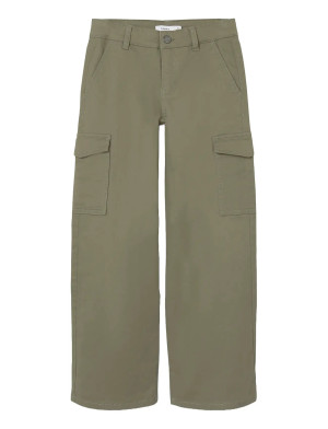 name it Nkfrose Wide Twill Cargo 8108-Ba Noos   128 Khaki 128