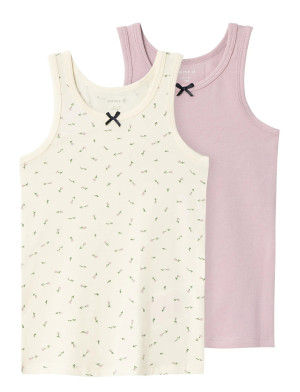 name it Nmftank Top 2P Buttercream Floral Noos   104 Patterned 104