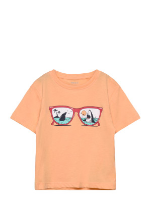 name it Nmmvagno Ss Loose Top   110 Orange 110