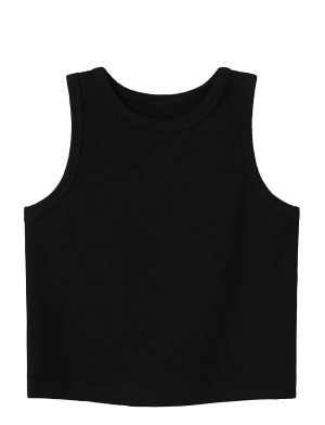 name it Nkfnakal Sl Short Top Noos - Black - 134-140