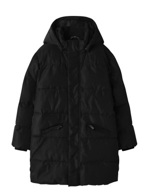 name it Nkfmedow03 Puffer Jacket Long Fo   164 Black 164