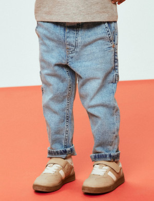 name it Nmmben Tapered Jeans Carp 8940-Bc Noos - Blue - 128