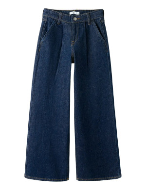 name it Nkfbella Wide Hw Pl Jeans 3020-Az L Noos - Navy - 116