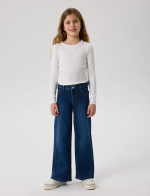 name it Nkfpolly X-Wide Jeans 3057-Fr Noos - Navy - 164