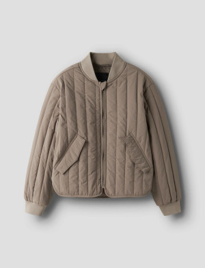 name it Nkfmelody Quilt Jacket Tb - Brown - 152 Brown 152