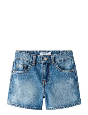 name it Nkfrose Hw Mom Laser Dnmshorts 2225-Ac F   140 Blue 140