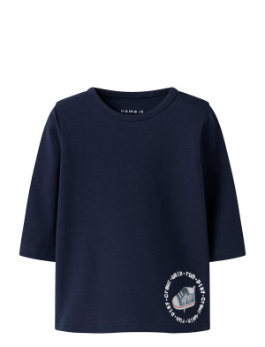 name it Nbmdown Ls Top Box - Navy - 86 Navy 86