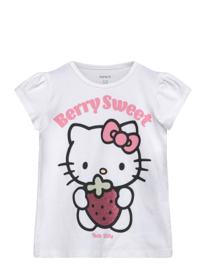 name it Nmfasda Hellok Ss Top Sky - White - 98