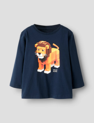 name it Nmmsalan Ls Nreg Top - Navy - 98 Navy 98