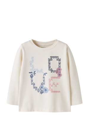 name it Nmflia Ls Top - Cream - 98