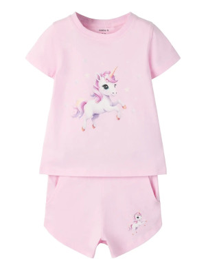 name it Nmfhelgas Shorts Set   92 Pink 92