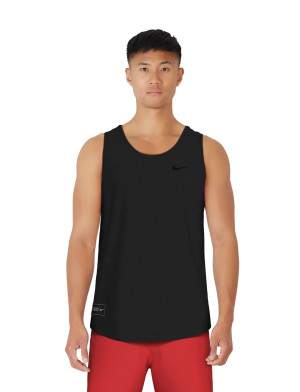 NIKE SWIM Nike Mesh Mesh Tank Top - Black - S