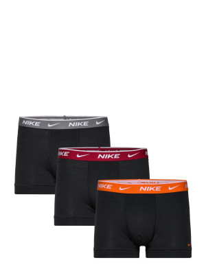 NIKE Underwear Cotton Stretch Trunk 3Pk - Grey - L