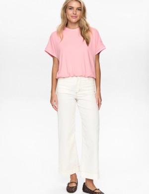 Nümph Nuleah Boxy Tee - Pink - XS Pink XS