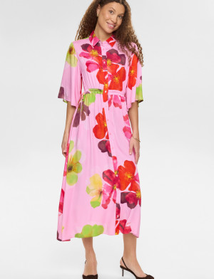 Nümph Nutassy Long Dress - Pink - 38 Pink 38
