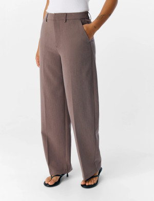 Object Objsigrid Hw Casual Pant Noos - Brown - 40